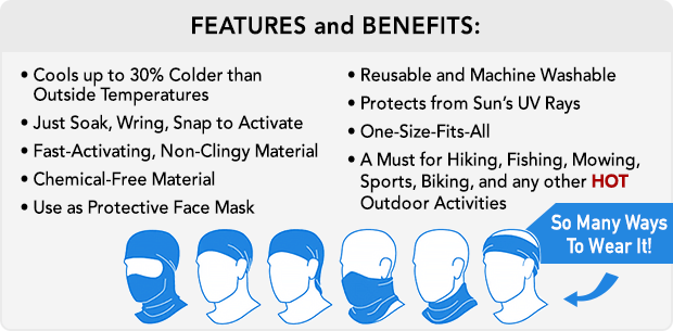 The Stay Cool Multi-Wrap Can Do So Much, Learn More